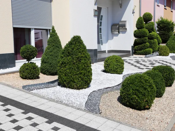 jardin contemporain à Brueil-en-Vexin près de Mantes-la-Jolie dans les Yvelines 78
