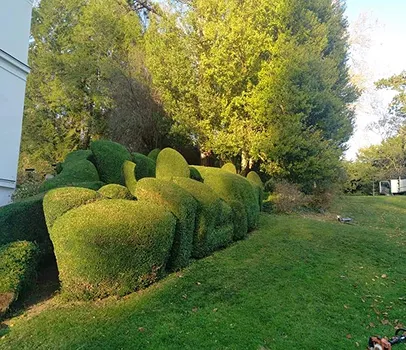 entretien espaces verts chateaux à Brueil‑en‑Vexin près de Mantes-la-Jolie dans les Yvelines 78