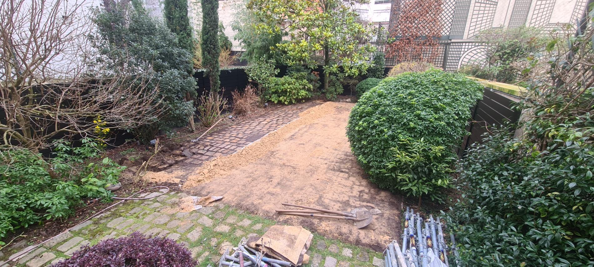 Réalisation d'un jardin à Paris